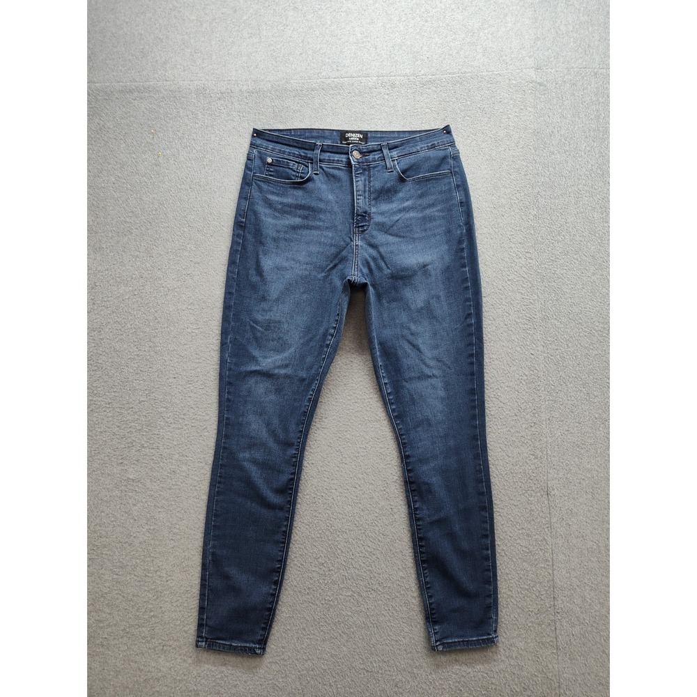Levis Women Jean 32 Blue Denim Super Skinny High Rise Stretch 5 Pocket Design